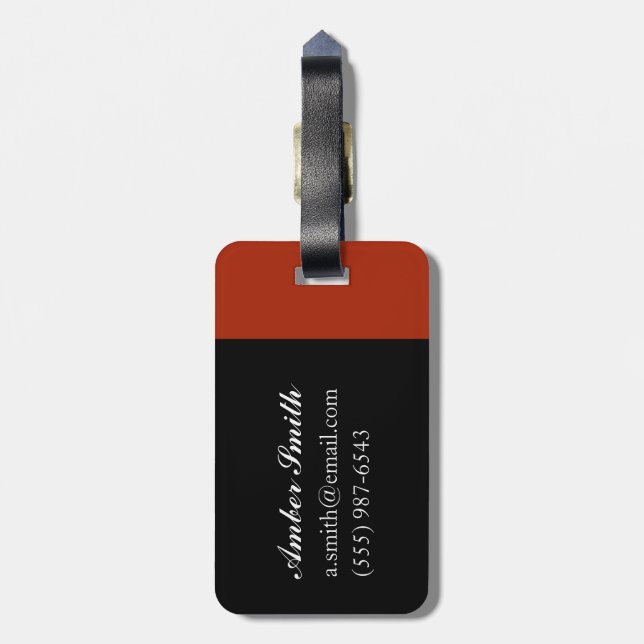 Still Life 2008 Luggage Tag (Back Vertical)
