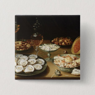 Still life 2 inch square button