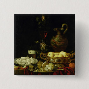 Still Life 2 Inch Square Button