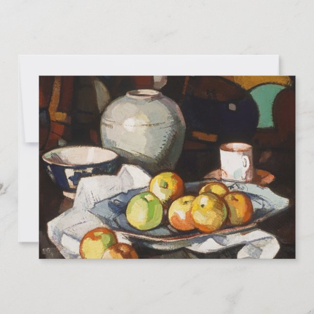 Still Life, Apples and Jar | Samuel John Peploe (Front)