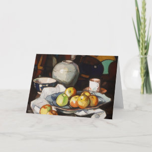 Still Life, Apples and Jar   Samuel John Peploe Card
