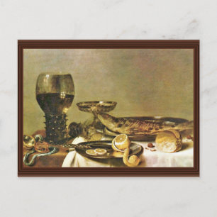 Still Life (B).,  By Willem Claesz. Heda Postcard