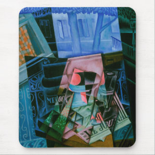 Still Life Before an Open Window by Juan Gris Mouse Pad