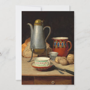 Still Life, Coffee and Potatoes   Albert Anker