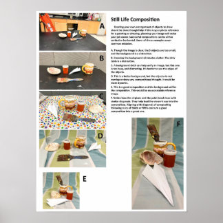 Still Life Composition Tips Poster