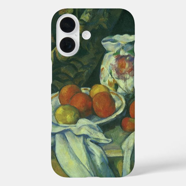 Still Life, Curtain and Pitcher by Paul Cezanne Case-Mate iPhone Case (Back)