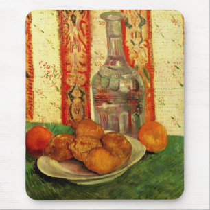 Still Life Decanter and Lemons by Vincent van Gogh Mouse Pad