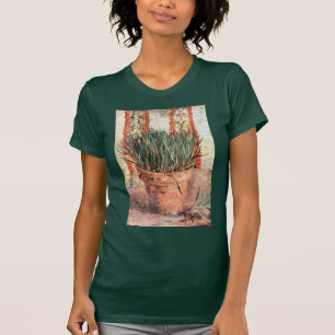 Still Life Flowerpot w Chives by Vincent van Gogh T-Shirt