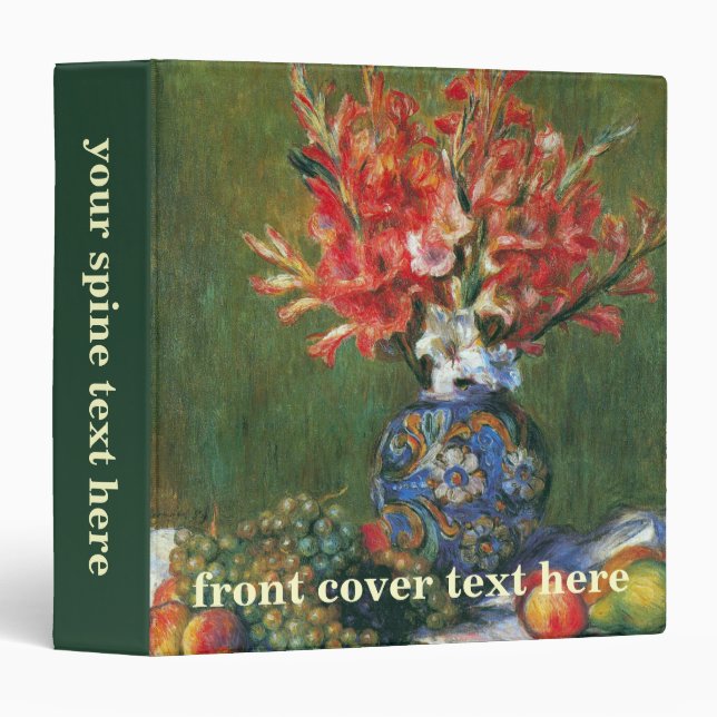 Still Life Flowers and Fruit by Pierre Renoir Binder (Front/Spine)