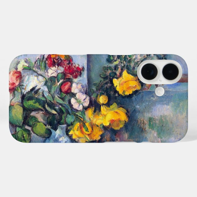 Still Life Flowers in a Vase By Paul Cezanne Case-Mate iPhone Case (Back (Horizontal))