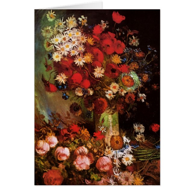 Still Life Flowers in a Vase by Vincent van Gogh (Front)