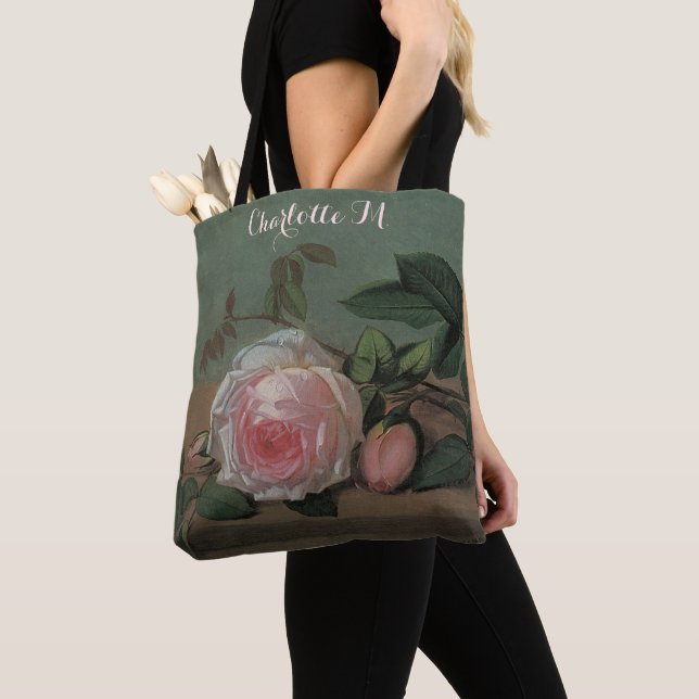 Still Life Flowers on a Ledge by Otto Ottesen Tote Bag (Close Up)