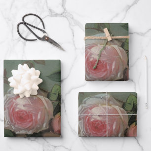 Still Life Flowers on a Ledge by Otto Ottesen Wrapping Paper Sheet