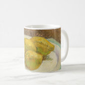 Still Life Lemons on a Plate by Vincent van Gogh Coffee Mug (Front Right)