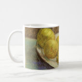 Still Life Lemons on a Plate by Vincent van Gogh Coffee Mug (Left)