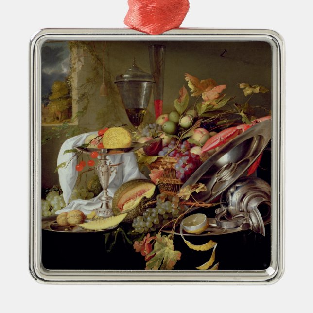 Still Life Metal Ornament (Front)