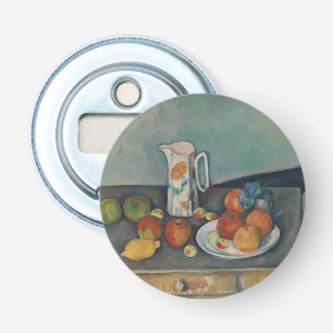 Still Life, Milk Jug and Fruit on a Table, Cezanne Bottle Opener