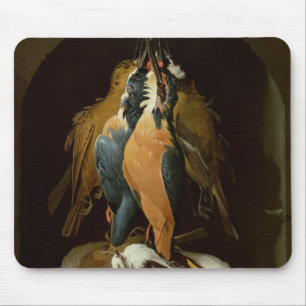 Still life of birds mouse pad
