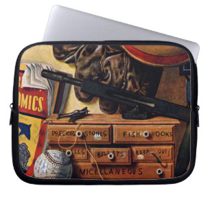 Still Life of Boys Toys Laptop Sleeve
