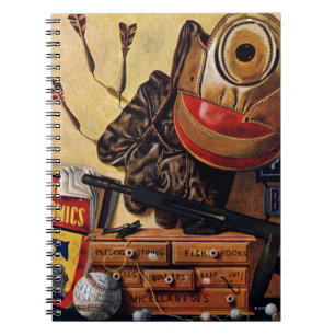 Still Life of Boys Toys Notebook