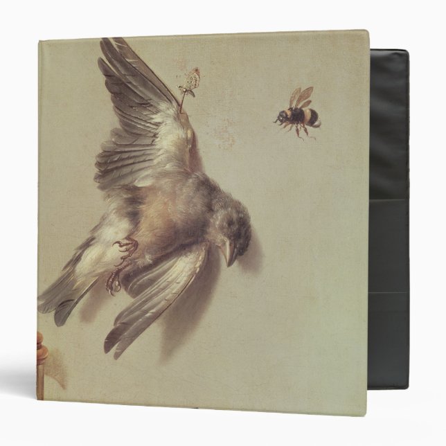 Still Life of Dead Birds and a Mouse, 1712 Binder (Front/Inside)