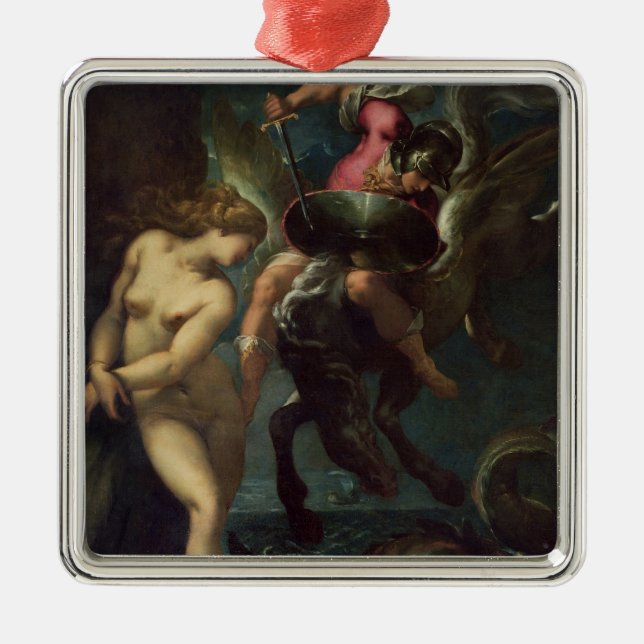 Still Life of Fish, c.1670-80 (oil on canvas) Metal Ornament (Front)