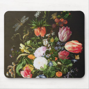 Still Life of Flowers Mouse Pad