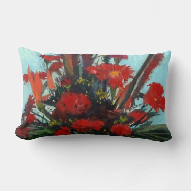 Still life of flowers/Still life of flowers Lumbar Pillow (Front)