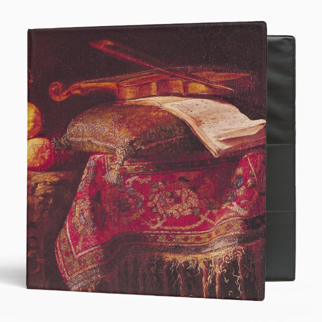 Still Life of Fruit and Musical Instruments Binder (Front/Inside)