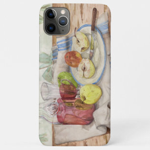 Still life of fruit and wine painting iPhone 11 pro max case