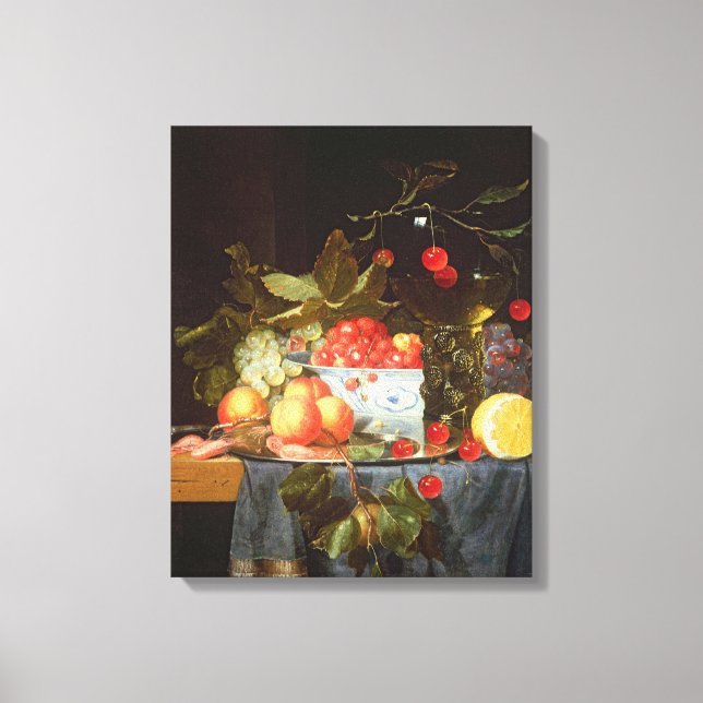 Still Life of Fruit Canvas Print (Front)