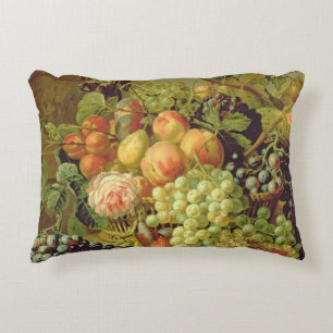 Still Life of Fruit Decorative Pillow