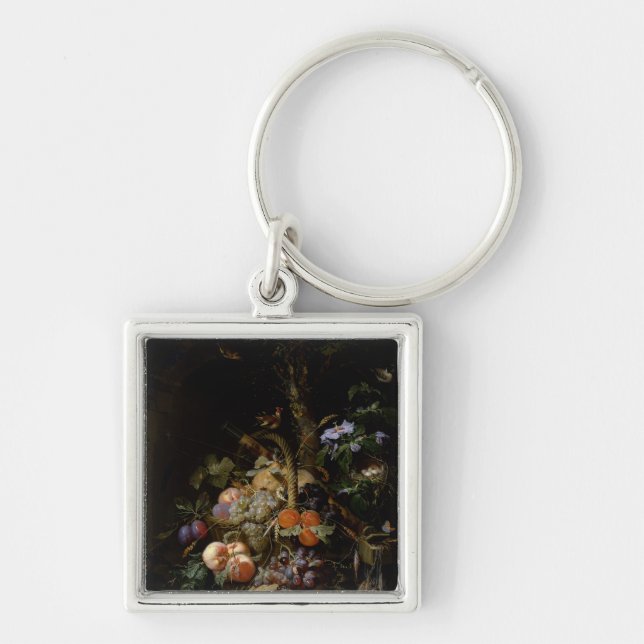 Still life of fruit keychain (Front)