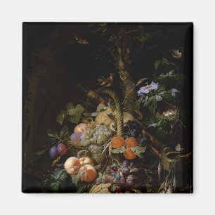 Still life of fruit magnet