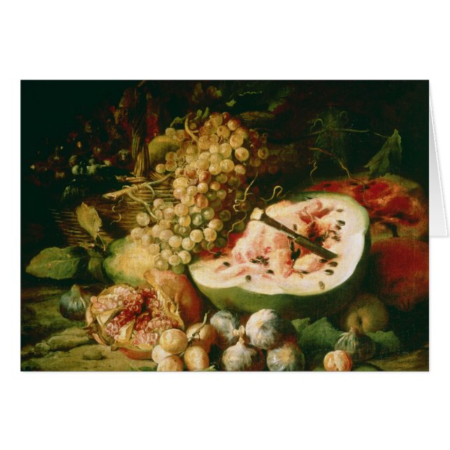 Still Life of Fruit on a Ledge (Front Horizontal)