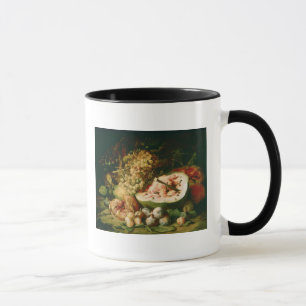 Still Life of Fruit on a Ledge Mug