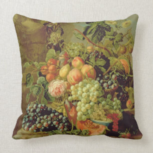 Still Life of Fruit Throw Pillow