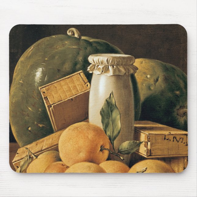 Still Life of Oranges, Watermelon Mouse Pad (Front)