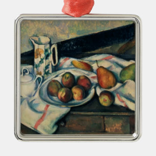 Still Life of Peaches and Pears, 1888-90 Metal Ornament