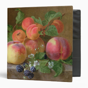 Still Life of Peaches Binder