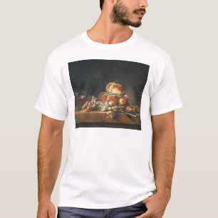 Still Life of Peaches, Nuts, Grapes T-Shirt
