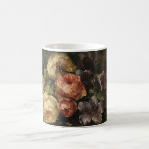 Still Life of Roses and Convolvulus by Roosenboom Coffee Mug