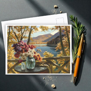 Still Life on a Terrace, Constantin Westchiloff Postcard