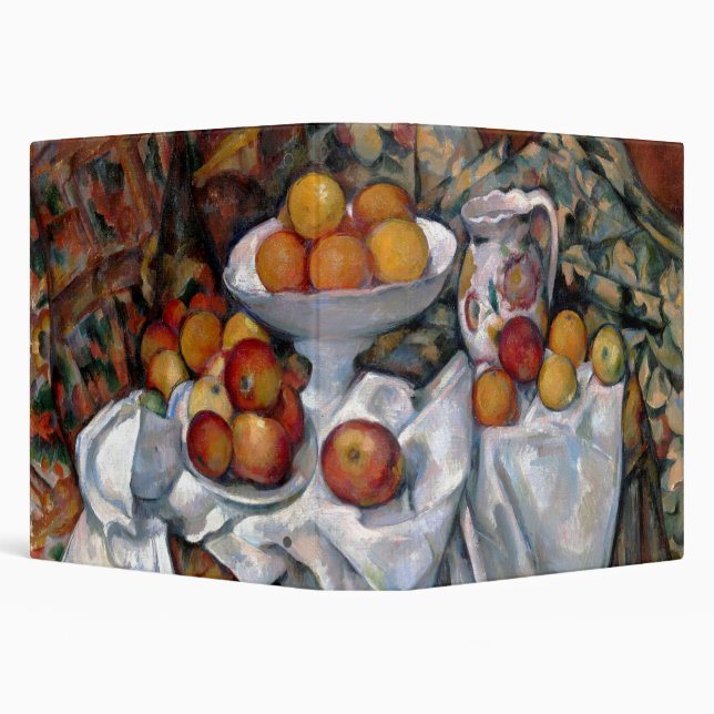Still Life Oranges - Paul Cezanne Painting Art Binder (Background)