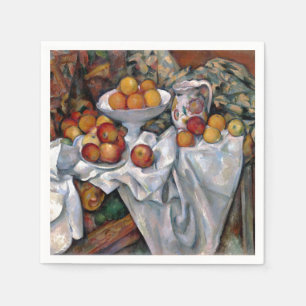 Still Life Oranges - Paul Cezanne Painting Art Napkin