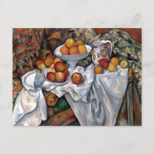 Still Life Oranges - Paul Cezanne Painting Art Postcard