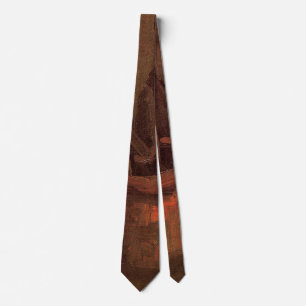 Still Life Paintbrushes in Pot by Vincent van Gogh Tie