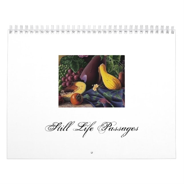 Still Life Passages Calendar (Cover)