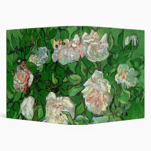 Still Life: Pink Roses by Vincent van Gogh Binder