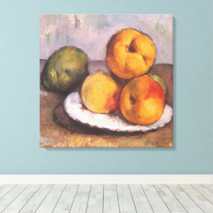 Still Life Quince, Apples, Pears by Paul Cezanne Canvas Print